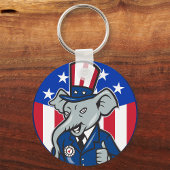 象の共和党キーチェーン キーホルダー