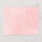 象の写真予算の誕生発表カード (裏面)