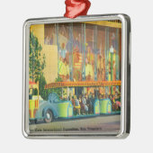 象の列車の眺め メタルオーナメント (左)