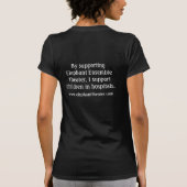 象の劇場のロゴ Tシャツ (裏面)