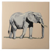 象の動き タイル (正面)