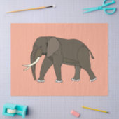 象の動物 薄葉紙 (クラフト)