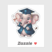 象の卒業 シール (シート)