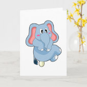 象の卵 カード (黄色い花)