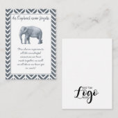 象の友情の贈り物 – 特別な友人の記念品 ノートカード (正面/裏面)