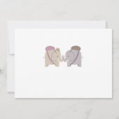 象の友達 サンキューカード (裏面)