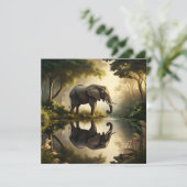 象の反射 (スタンド正面)