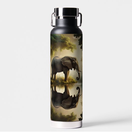 象の反射 ウォーターボトル (正面)