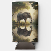 象の反射 スリム缶クーラー (正面)