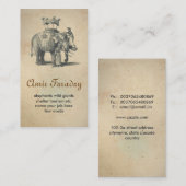 象の名刺 名刺 (正面/裏面)