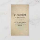 象の名刺 名刺 (裏面)