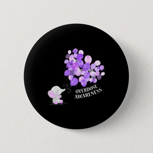 象の吹上ローンズオーバードーズ認識度 缶バッジ (正面)