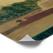 象の噴水の表示 ポスター (角)