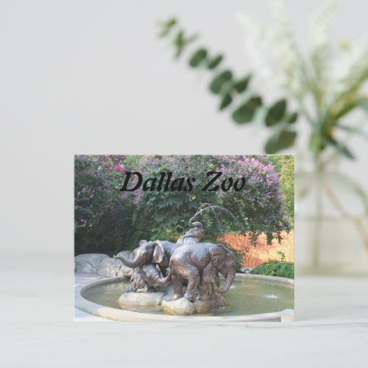 象の噴水 ポストカード (スタンド正面)