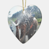 象の噴霧水 セラミックオーナメント (左)