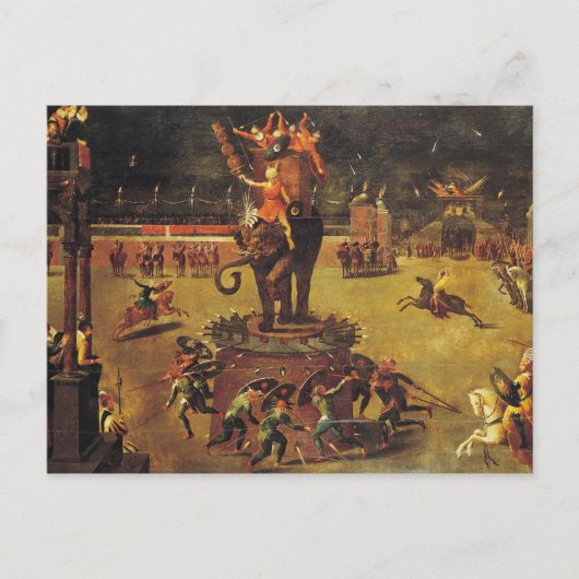 象の回転木馬 ポストカード (正面)