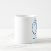 象の図書館のマグ コーヒーマグカップ (中央)