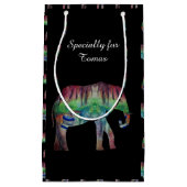 象の夢 スモールペーパーバッグ (正面)