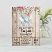 象の女の子の誕生日招待状, 白い木。 招待状 (スタンド正面)