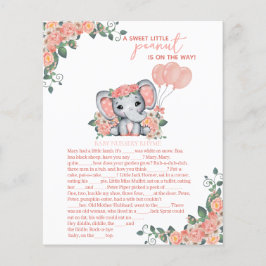 象の女の子の赤ちゃんシャワーゲーム