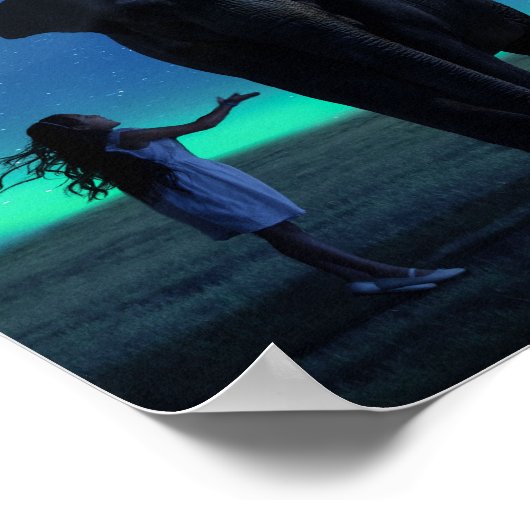 象の女の子1 ポスター (角)