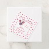 象の小さな恋人の女の子赤ちゃんシャワー フェイバータグ (インサイチュ)