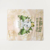 象の小さな王が彼の途中で赤ちゃんシャワー タペストリー (正面(横))