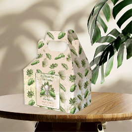 象の小さな野生の人が赤ちゃんシャワーの途中にある フェイバーボックス