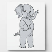 象の少女 フォトプラーク (正面)