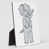 象の少女 フォトプラーク (側面)