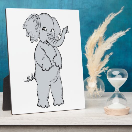 象の少女 フォトプラーク (側面)