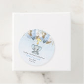 象の少年バルーズバプテスマありがとうギフトラベル フェイバータグ (インサイチュ)