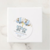 象の少年バルーズバプテスマありがとうギフトラベル フェイバータグ (インサイチュ)