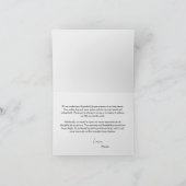 象の少年ブルーベイビーシャワー サンキューカード