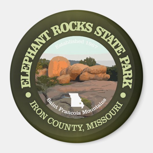 象の岩SP マグネット (正面)