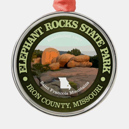 象の岩SP メタルオーナメント (正面)