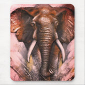 象の帯電 マウスパッド (正面)