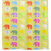 象の幸運 シャワーカーテン (正面)