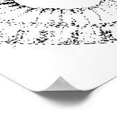 象の忠実な100%インクスポット ポスター (角)