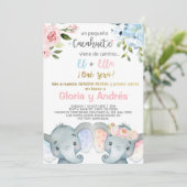 象の性別が招待を明らかにスペインのする。 招待状 (スタンド正面)