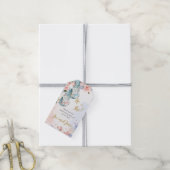 象の性別リビールサンキューラベル ギフトタグ (より糸付き)