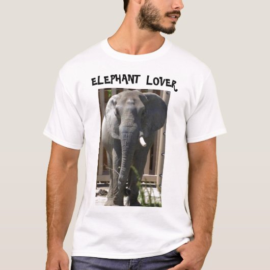象の恋人ティー Tシャツ (正面)
