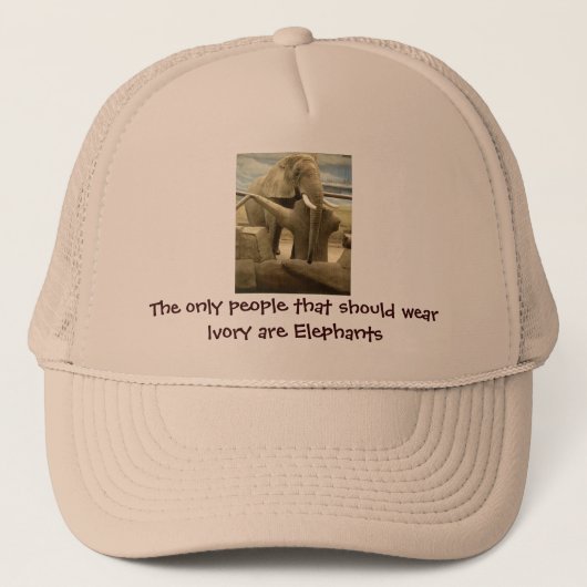 象の愛 キャップ (正面)