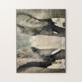 象の愛 ジグソーパズル (縦)