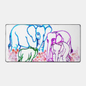 象の愛 デスクマット (正面)