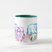 象の愛 マグカップ (中央)