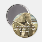 象の愛 マグネット (正面/裏面)