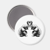 象の愛 マグネット (正面/裏面)