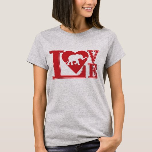 象の愛 Tシャツ (正面)