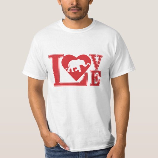 象の愛 Tシャツ (正面)